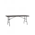 Кейт 180 коричневый, стальной каркас, полиэтилен высокой плотности HDPE от ImperiumLoft