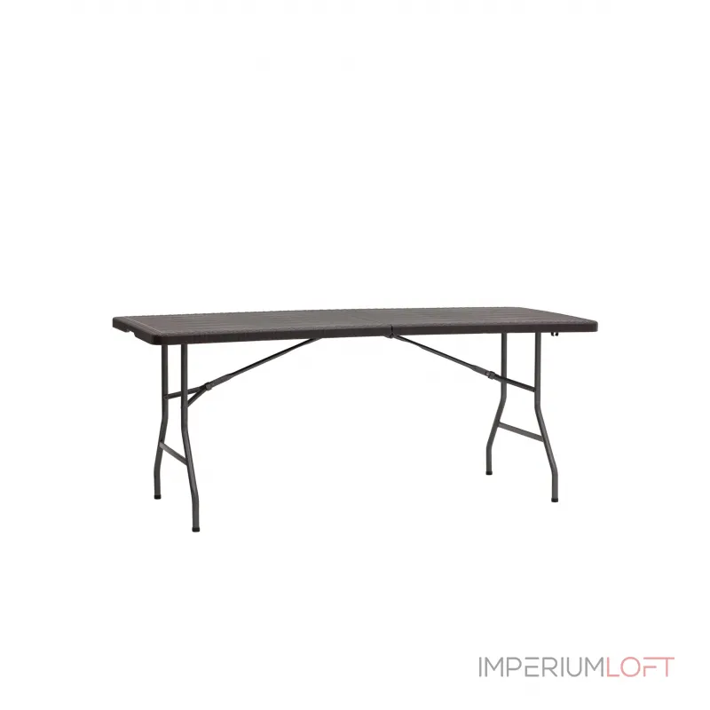 Кейт 180 коричневый, стальной каркас, полиэтилен высокой плотности HDPE от ImperiumLoft