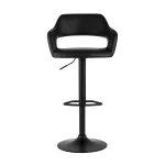 Рич черный регулируемый обивка экокожа ножка металл черный от ImperiumLoft