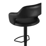 Рич черный регулируемый обивка экокожа ножка металл черный от ImperiumLoft