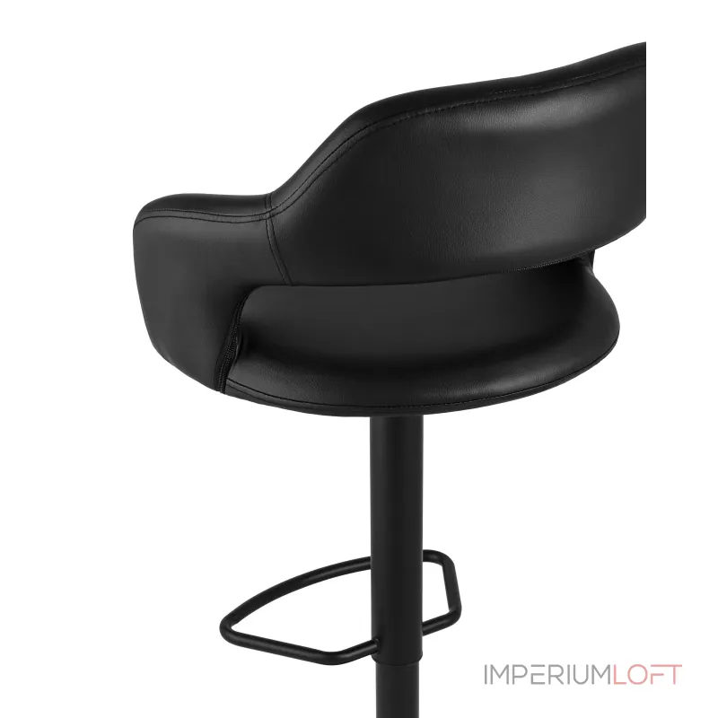 Рич черный регулируемый обивка экокожа ножка металл черный от ImperiumLoft Рич черный регулируемый обивка экокожа ножка металл черный от ImperiumLoft