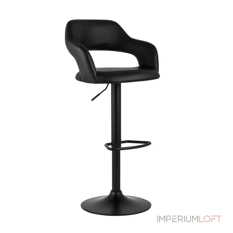 Рич черный регулируемый обивка экокожа ножка металл черный от ImperiumLoft Рич черный регулируемый обивка экокожа ножка металл черный от ImperiumLoft