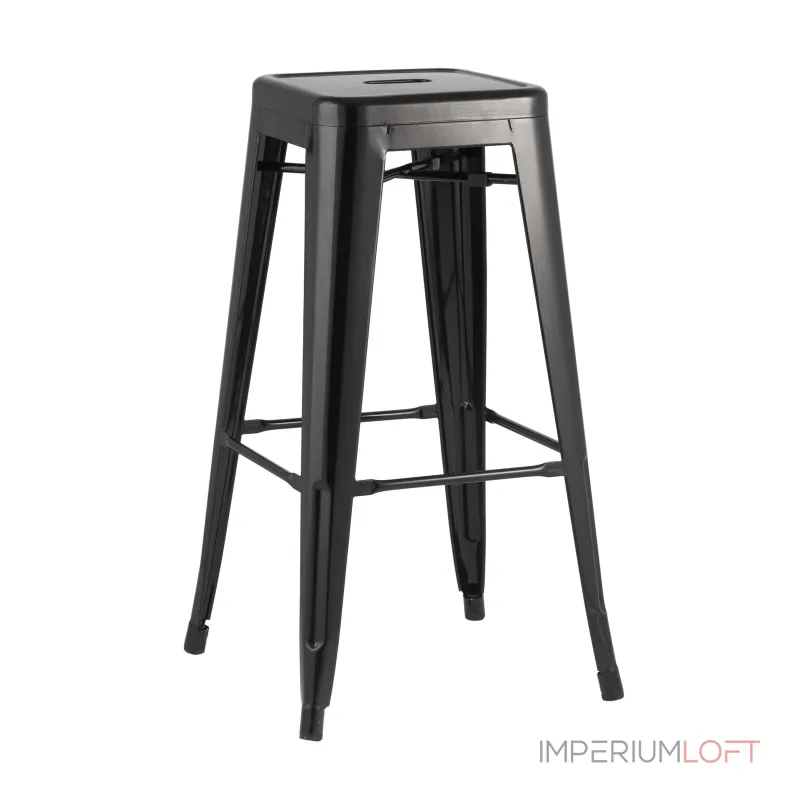 Tolix черный глянцевый, металл, пластик от ImperiumLoft