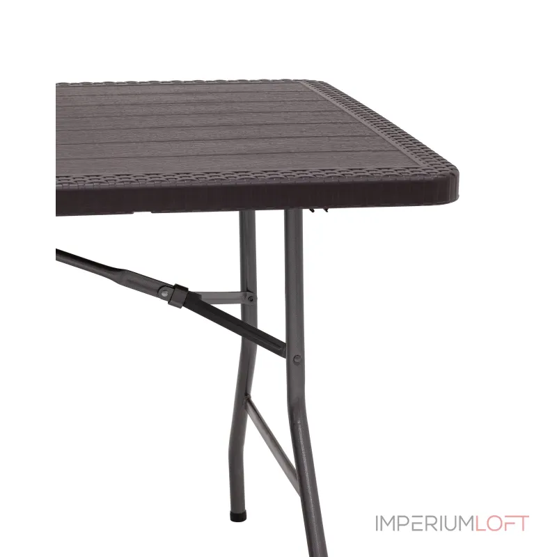 Кейт 180 коричневый, стальной каркас, полиэтилен высокой плотности HDPE от ImperiumLoft