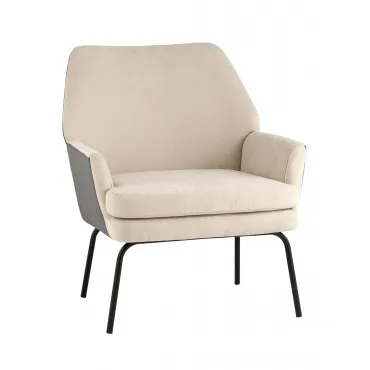 Кресло Харви бежевый с серой экокожей Кресло Харви бежевый с серой экокожей