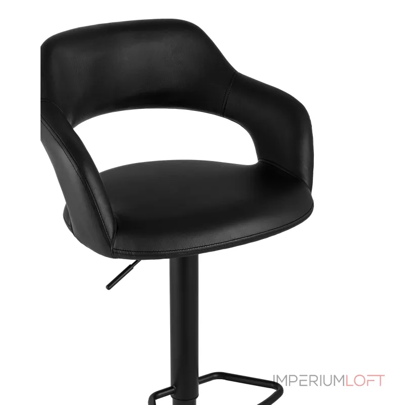 Рич черный регулируемый обивка экокожа ножка металл черный от ImperiumLoft Рич черный регулируемый обивка экокожа ножка металл черный от ImperiumLoft