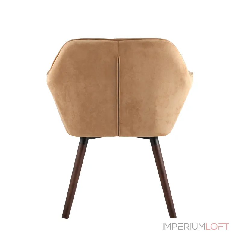 Брайан мягкое бежевое обивка из замши от ImperiumLoft