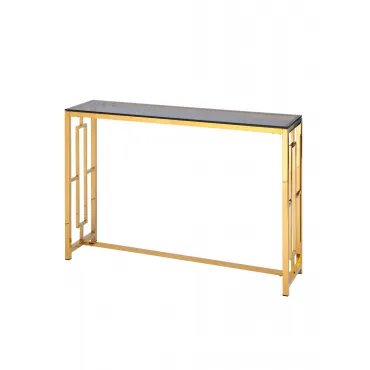Консоль БРУКЛИН 115*30 золото стекло smoke