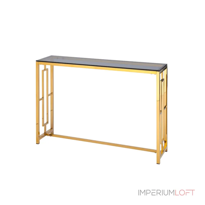 БРУКЛИН 115*30 золото стекло smoke, каркас нержавеющая сталь от ImperiumLoft