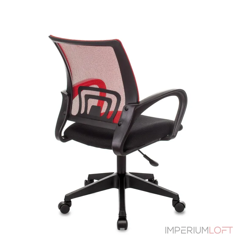 TopChairs ST-Basic офисное сетка/ткань красный крестовина пластик механизм Пиастра от ImperiumLoft