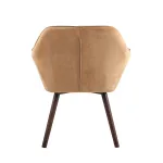 Брайан мягкое бежевое обивка из замши от ImperiumLoft