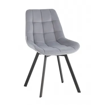 Стул вращающийся Флекс велюр велютто серый