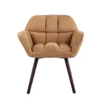 Брайан мягкое бежевое обивка из замши от ImperiumLoft