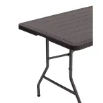 Кейт 180 коричневый, стальной каркас, полиэтилен высокой плотности HDPE от ImperiumLoft