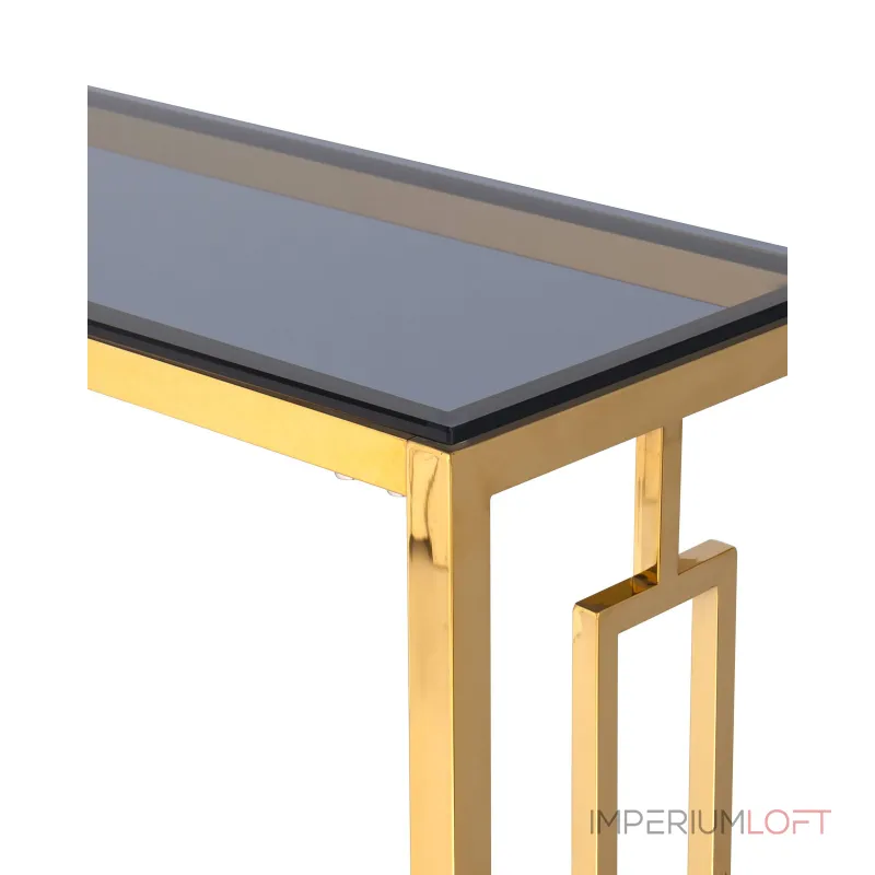 БРУКЛИН 115*30 золото стекло smoke, каркас нержавеющая сталь от ImperiumLoft