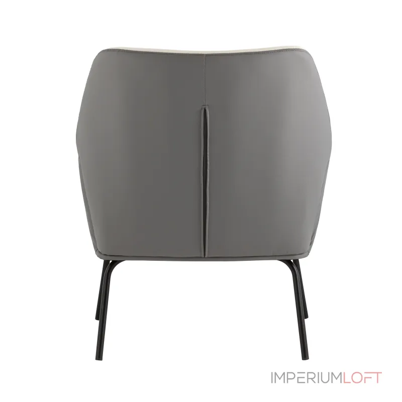 Харви бежевый с серой экокожей от ImperiumLoft