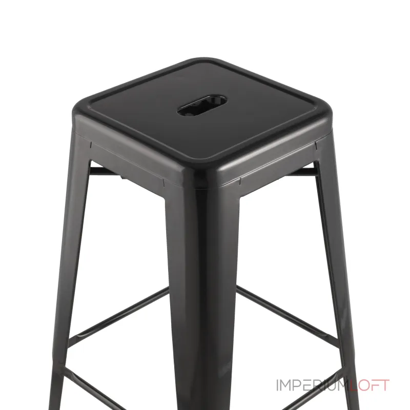 Tolix черный глянцевый, металл, пластик от ImperiumLoft