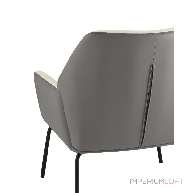 Харви бежевый с серой экокожей от ImperiumLoft