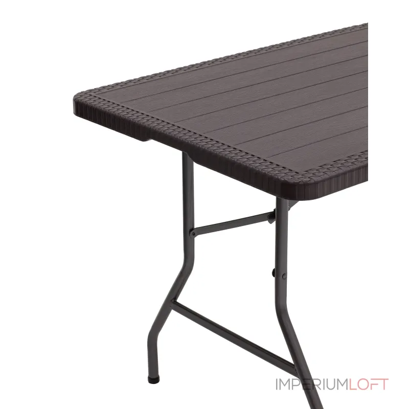 Кейт 180 коричневый, стальной каркас, полиэтилен высокой плотности HDPE от ImperiumLoft