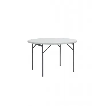 Стол круглый складной пластиковый Кейт 116 Стол круглый складной пластиковый Кейт 116