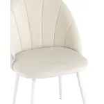 Логан велюр молочный белые ножки от ImperiumLoft