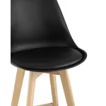 FRANKFURT черный сиденье экокожа ножки из массива бука от ImperiumLoft (1020 мм)