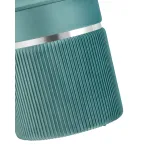 Миранда с ящиком серебро велюр светло-бирюзовый от ImperiumLoft