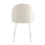 Логан велюр молочный белые ножки от ImperiumLoft