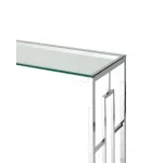 БРУКЛИН 120*40 серебро, каркас нержавеющая сталь от ImperiumLoft