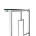 БРУКЛИН 120*40 серебро, каркас нержавеющая сталь от ImperiumLoft