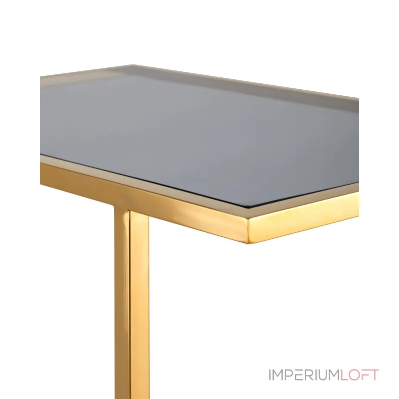 Бостон 50*32 каркас из нержавеющей стали золото стекло smoke от ImperiumLoft Бостон 50*32 каркас из нержавеющей стали золото стекло smoke от ImperiumLoft