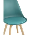 FRANKFURT морской, каркас массив бука, спинка качественный пластик, обивка сиденья экокожа от ImperiumLoft