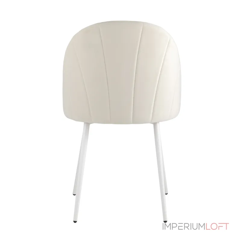 Логан велюр молочный белые ножки от ImperiumLoft