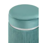 Миранда с ящиком серебро велюр светло-бирюзовый от ImperiumLoft