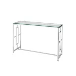 БРУКЛИН 120*40 серебро, каркас нержавеющая сталь от ImperiumLoft