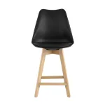 FRANKFURT черный сиденье экокожа ножки из массива бука от ImperiumLoft (1020 мм)