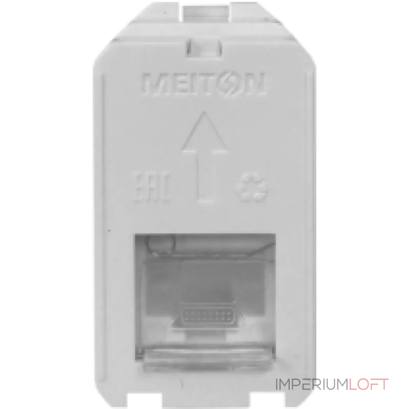 Розетка интернет RG45 5 CAT 1 модульная MEITON A4279C5E от ImperiumLoft Розетка интернет RG45 5 CAT 1 модульная MEITON A4279C5E от ImperiumLoft