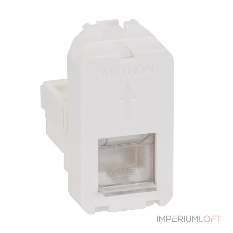 Розетка интернет RG45 5 CAT 1 модульная MEITON A4279C5E от ImperiumLoft Розетка интернет RG45 5 CAT 1 модульная MEITON A4279C5E от ImperiumLoft