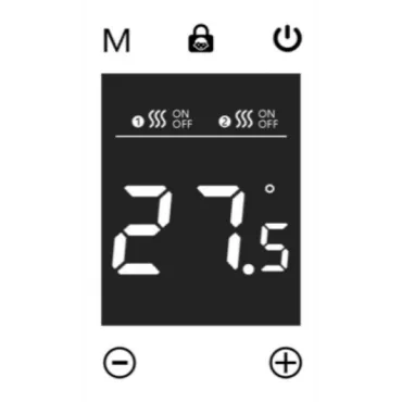 Терморегулятор 2-х модульный (Белый) MEITON AW4541 Терморегулятор 2-х модульный (Белый) MEITON AW4541