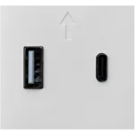 Модульная розетка usb+type C (2 модуля) MEITON A4287C2 от ImperiumLoft