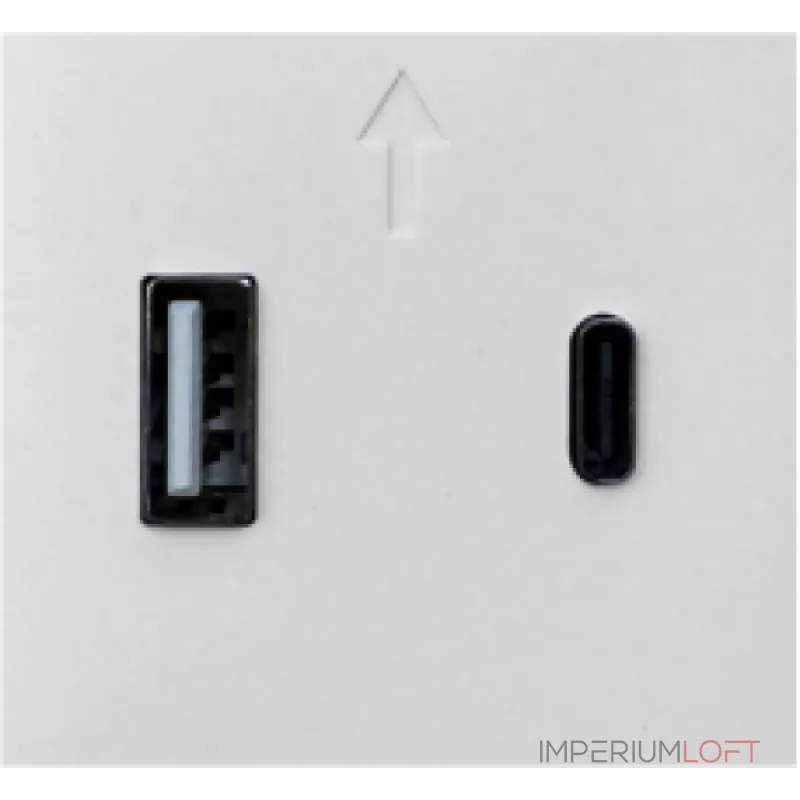 Модульная розетка usb+type C (2 модуля) MEITON A4287C2 от ImperiumLoft Модульная розетка usb+type C (2 модуля) MEITON A4287C2 от ImperiumLoft