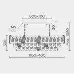 Подвесная люстра MODELUX ML.6775.1125 GD от ImperiumLoft