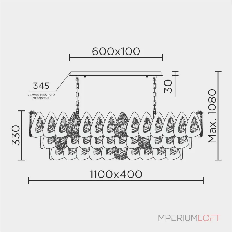 Подвесная люстра MODELUX ML.6775.1125 GD от ImperiumLoft Подвесная люстра MODELUX ML.6775.1125 GD от ImperiumLoft