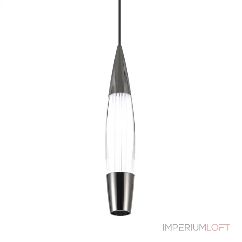 Подвесной светильник LED4U L7123-1 CR-BK Подвесной светильник LED4U L7123-1 CR-BK