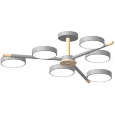 Потолочный cветильник LED4U L3208-800 GR