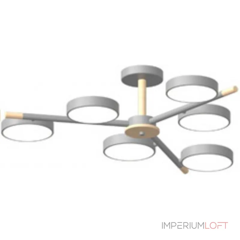 Потолочный cветильник LED4U L3208-800 GR от ImperiumLoft Потолочный cветильник LED4U L3208-800 GR от ImperiumLoft