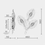 Настенный светильник MODESTYLE MS.250.03 GD от ImperiumLoft