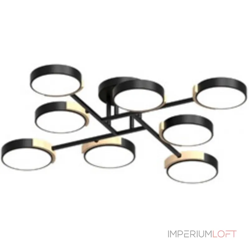 Потолочный cветильник LED4U L3212-840 BK от ImperiumLoft