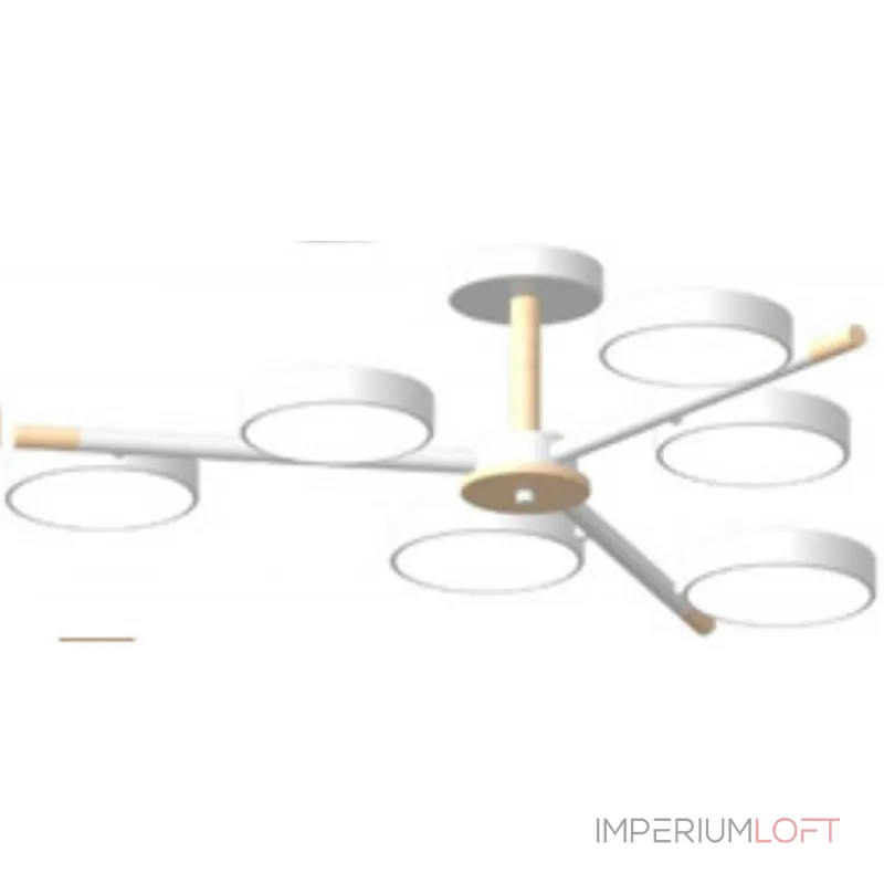 Потолочный cветильник LED4U L3208-800 WH от ImperiumLoft Потолочный cветильник LED4U L3208-800 WH от ImperiumLoft