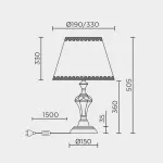 Настольный светильник LED4U L9916 GD от ImperiumLoft